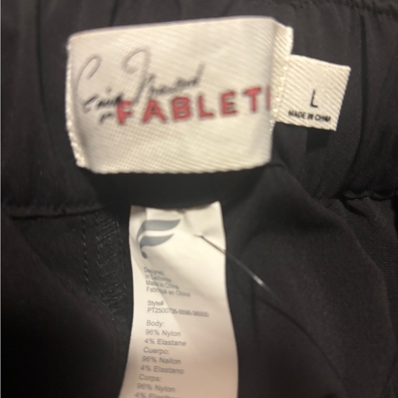 Fabletics Year Round Terry Stripe Wide Leg Pant Size Large (regular) NWTS - Picture 12 of 16